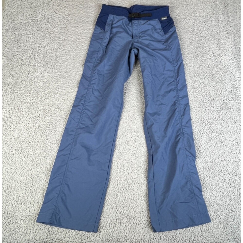 REI Belted Co Op Pants Womens 14 Blue Belted Lightweight Nylon Hiking Outdoor